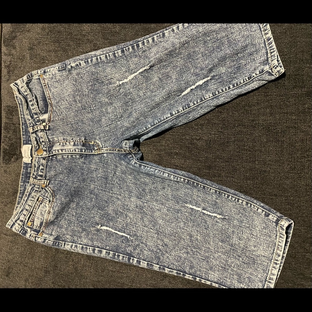 Jean/shorts with Rippes